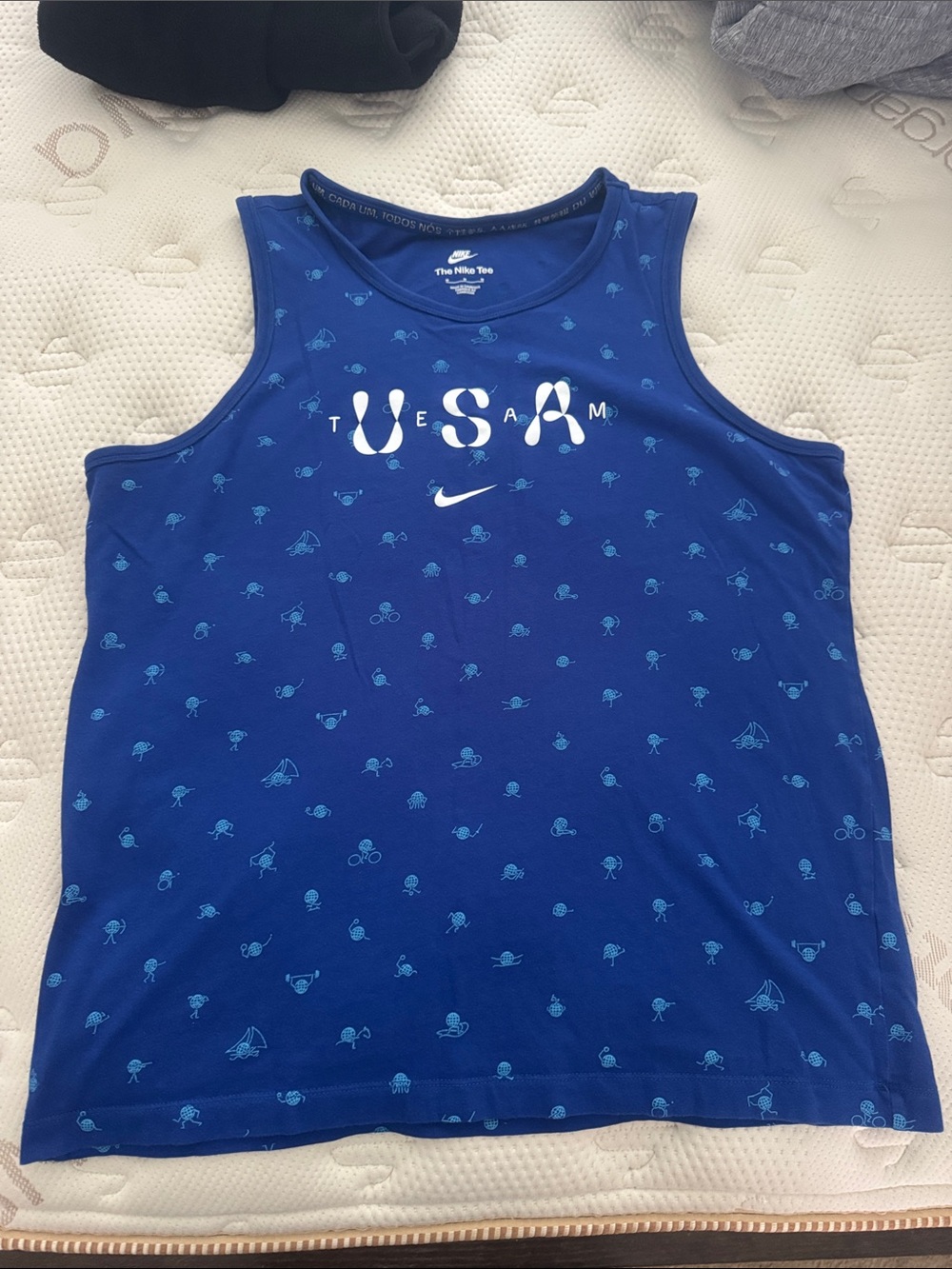 Nike Men’s Blue Team USA Tank Top from the 2024 Olympic year
